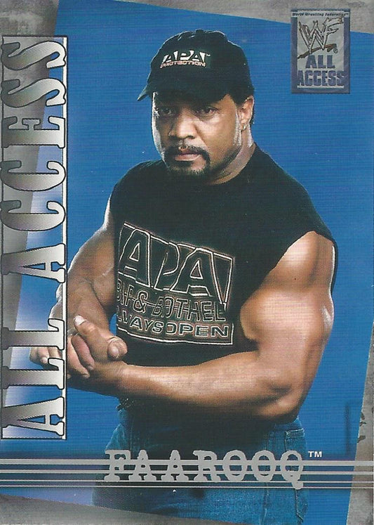 WWF Fleer All Access 2002 Faarooq #21