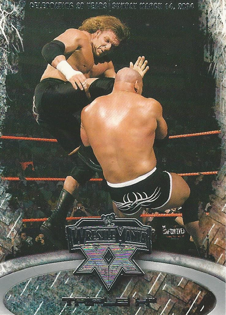 WWE Fleer Wrestlemania XX 2004 Triple H #21