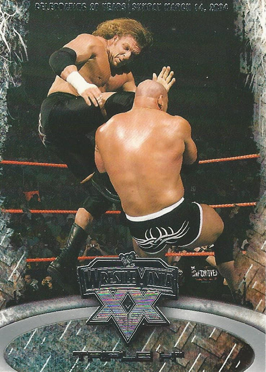 WWE Fleer Wrestlemania XX 2004 Triple H #21