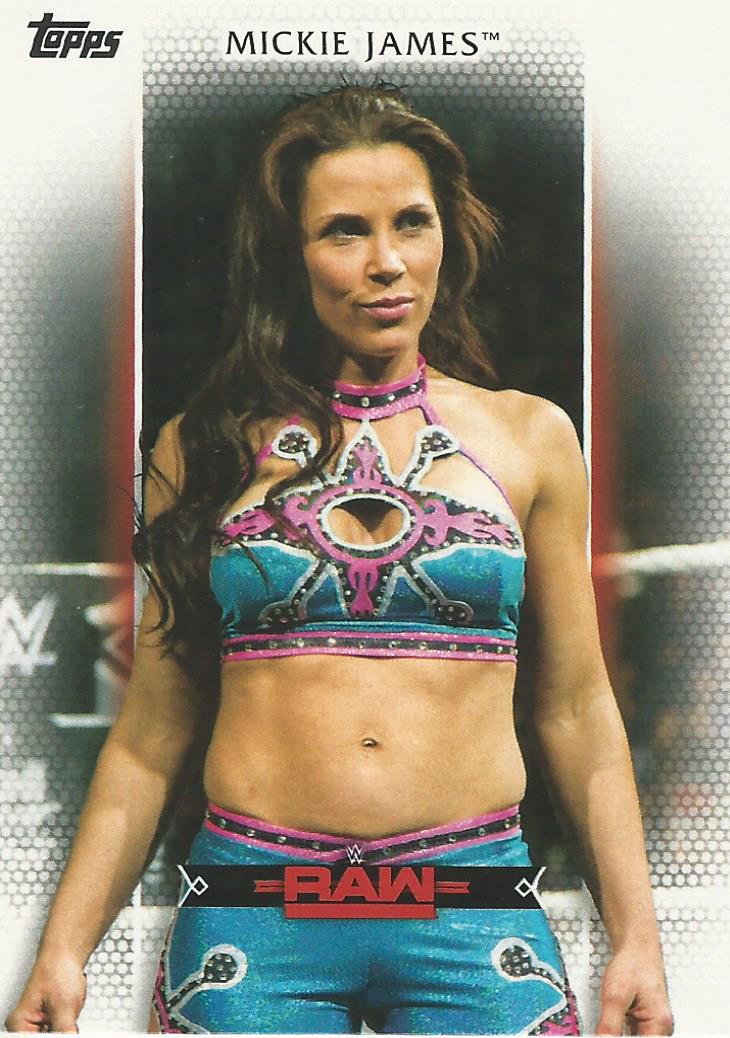 WWE Topps Women Division 2017 Mickie James R21 trading card PW Catalog