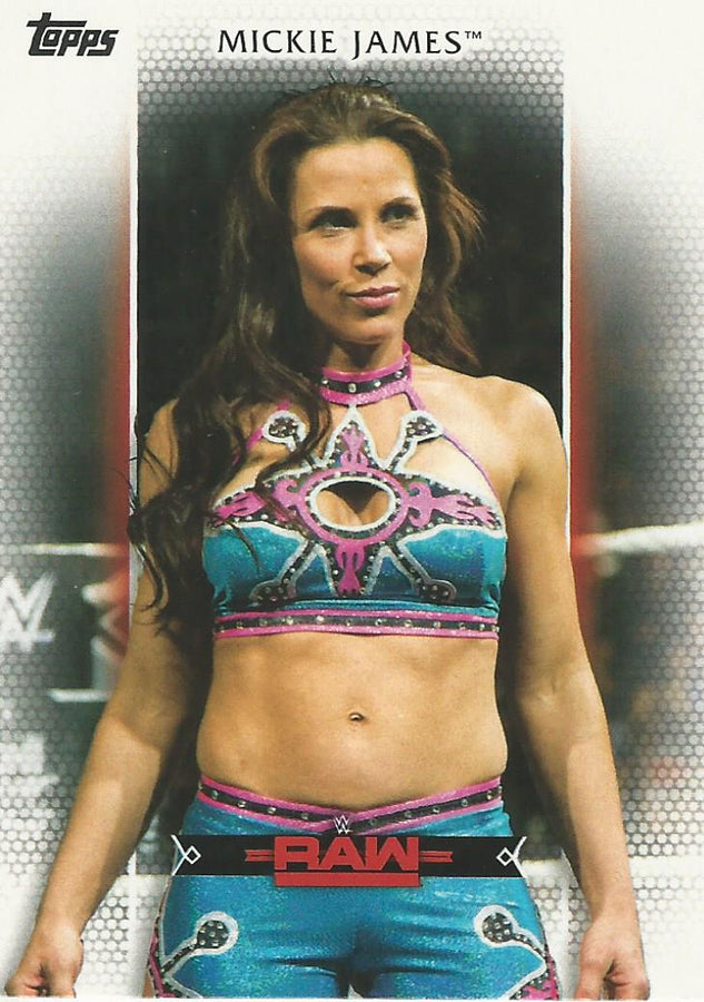 WWE Topps Women Division 2017 Mickie James R21 trading card PW Catalog