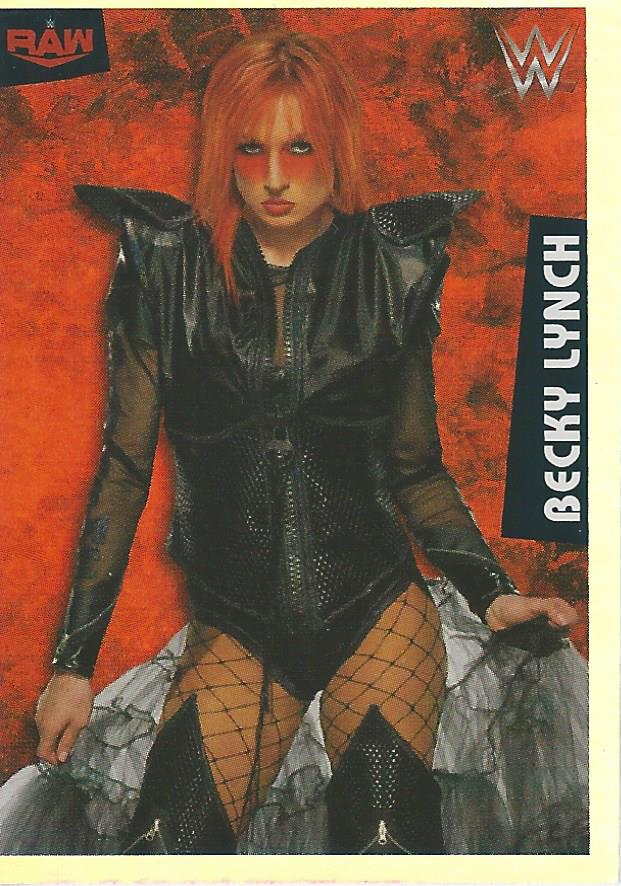 WWE Panini 2022 Sticker Collection Becky Lynch Foil #21
