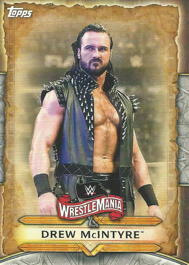 WWE Topps Road to Wrestlemania 2020 Drew McIntyre WM-21 trading card PW Catalog