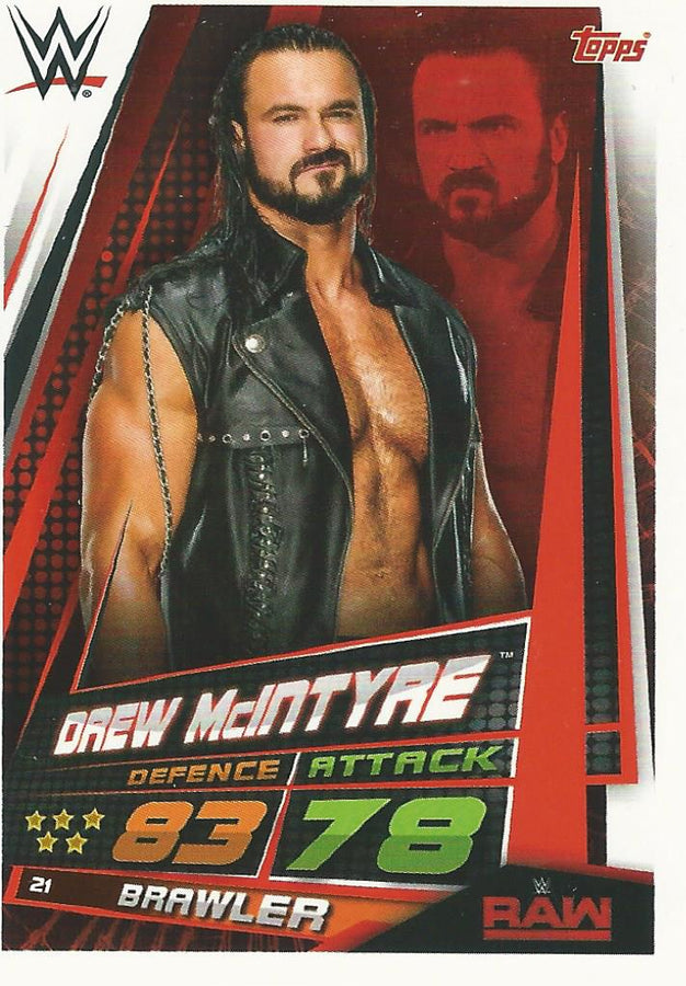 WWE Topps Slam Attax Universe 2019 Drew McIntyre #21