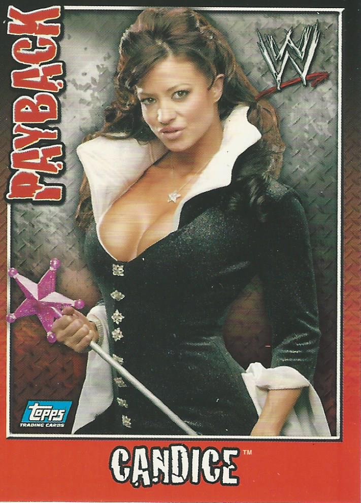 WWE Topps Payback 2006 Candice Michelle #21
