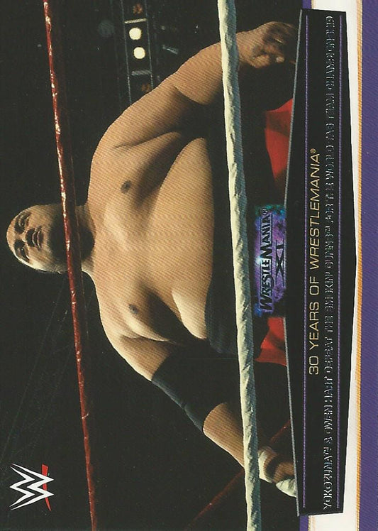 WWE Topps Road to Wrestlemania 2014 Yokozuna 21 of 60 trading card PW Catalog