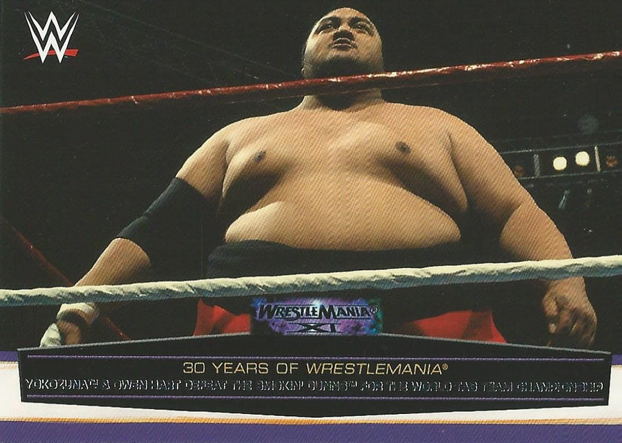 WWE Topps Road to WrestleMania 2014 Yokozuna 21 of 60