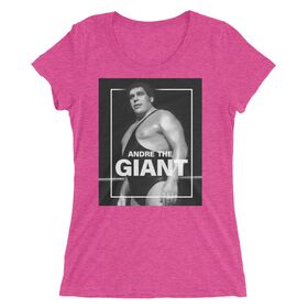Andre the Giant "Photo" Women's Tri-Blend T-Shirt T-Shirt PW Catalog