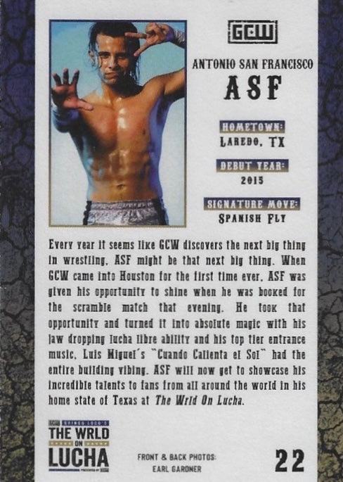 Antonio SAN Francisco ASF