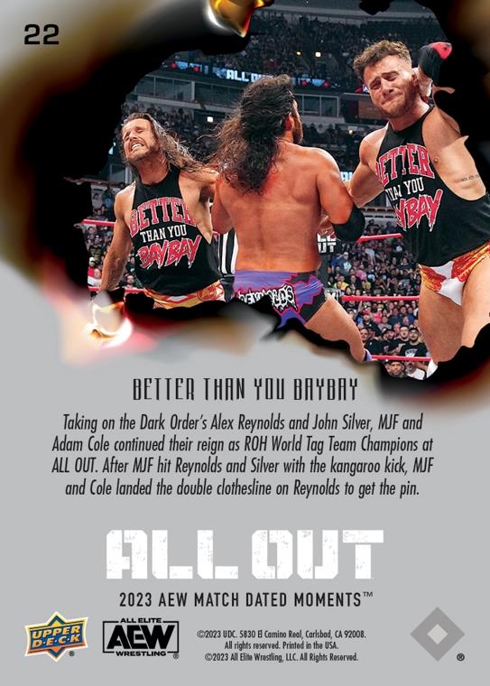Better Than You Baybay – MJF and Adam Cole Land Double Clothesline, Defend ROH World TAG Team Championship