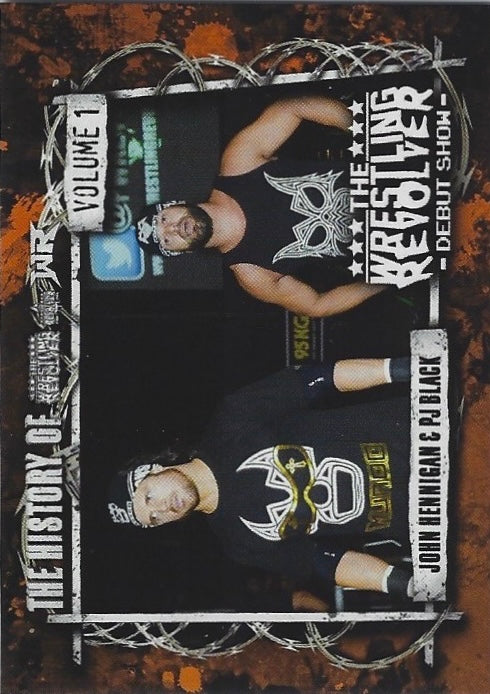 John Hennigan & PJ Black trading card PW Catalog