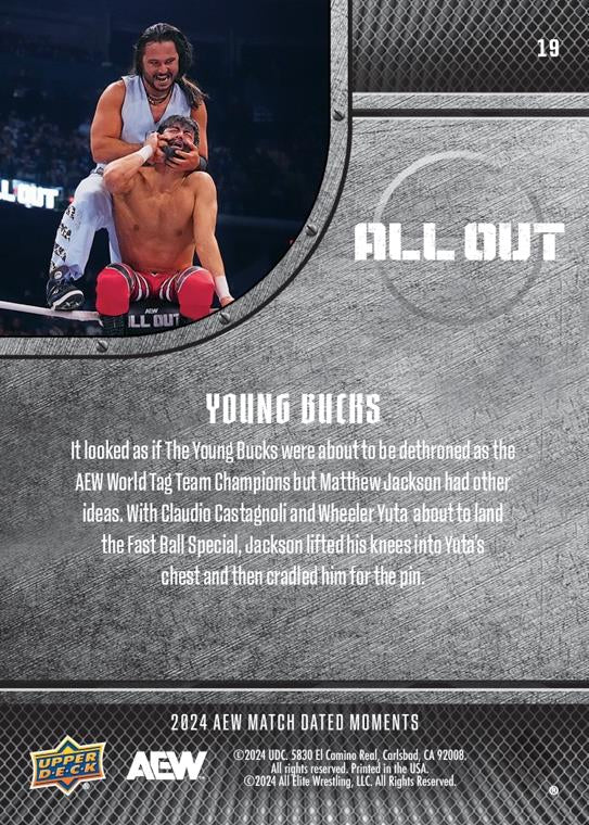 Young Bucks – the Young Bucks Continue Their Reign AS AEW World TAG Team Champions