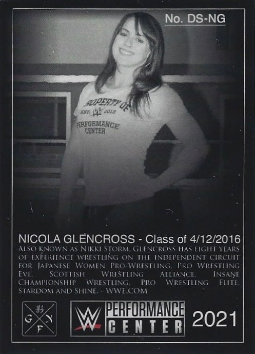 Nicola Glencross / Nikki Cross – Class of 4/12/2016
