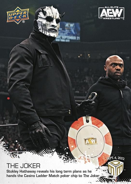 The Joker – Stokely Hathaway Reveals HIS Long Term Plans AS HE Hands the Casino Ladder Match Poker Chip to the Joker
