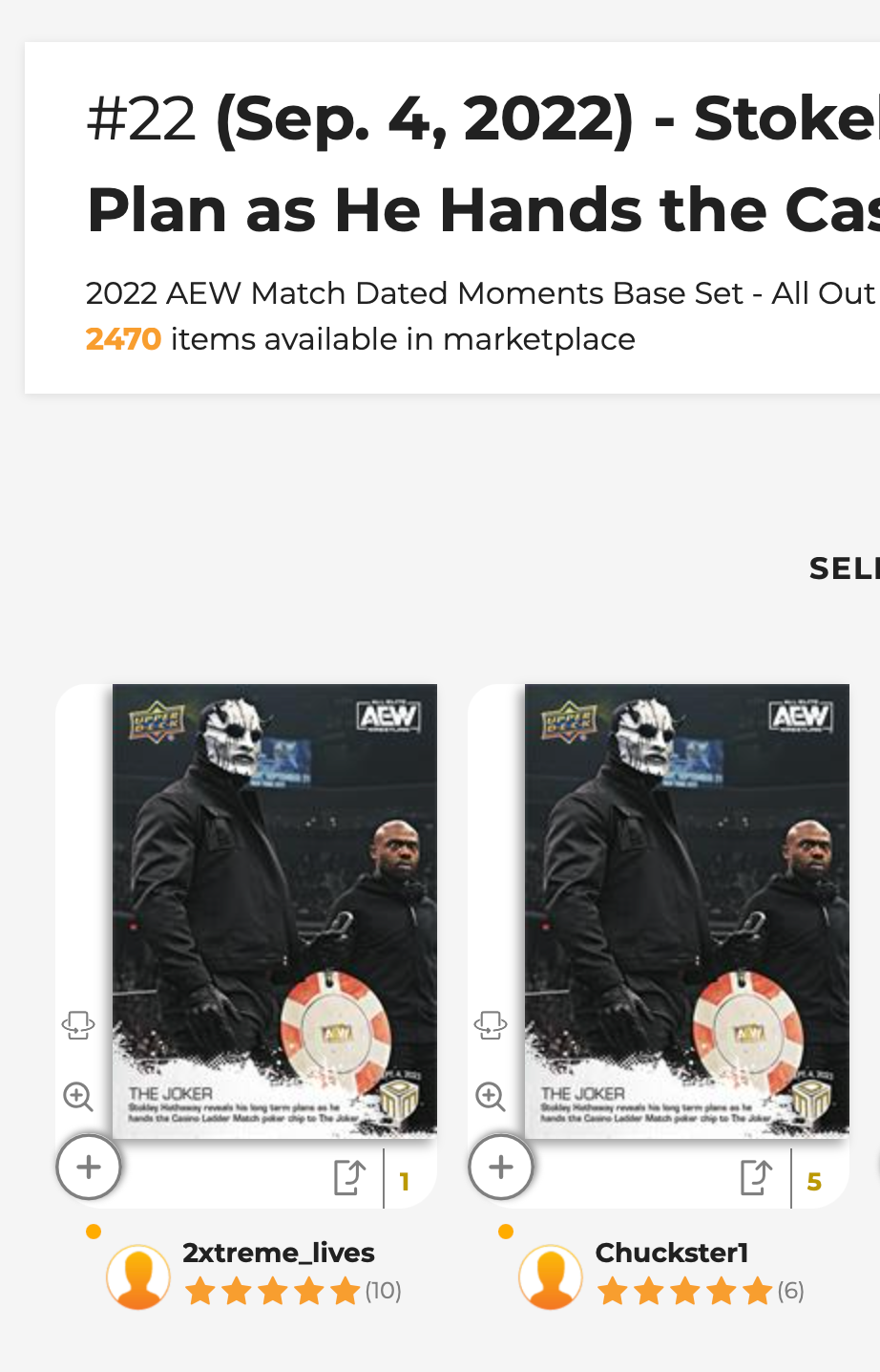 The Joker – Stokely Hathaway Reveals HIS Long Term Plans AS HE Hands the Casino Ladder Match Poker Chip to the Joker