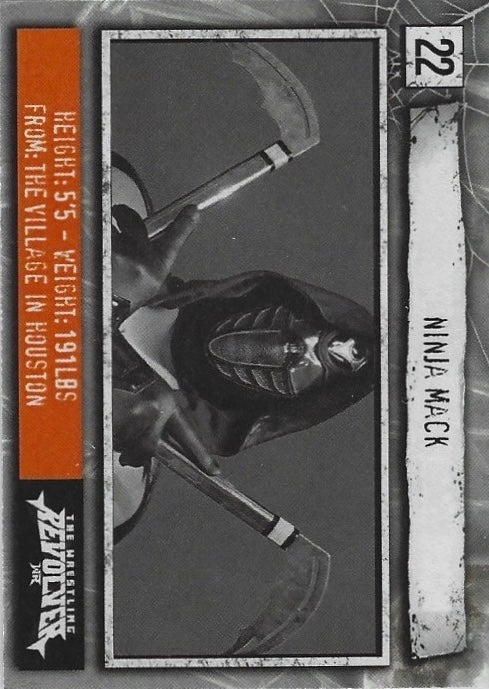 Ninja Mack trading card PW Catalog