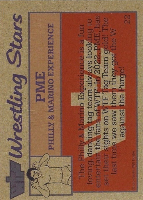 PME Philly & Marino Experience trading card PW Catalog