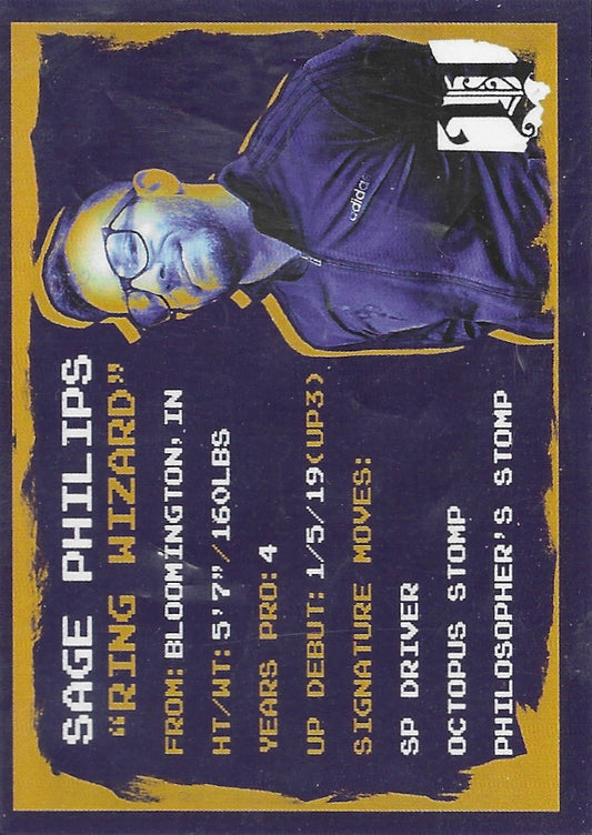 Sage Philips trading card PW Catalog