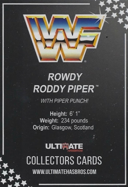 Rowdy Roddy Piper trading card PW Catalog
