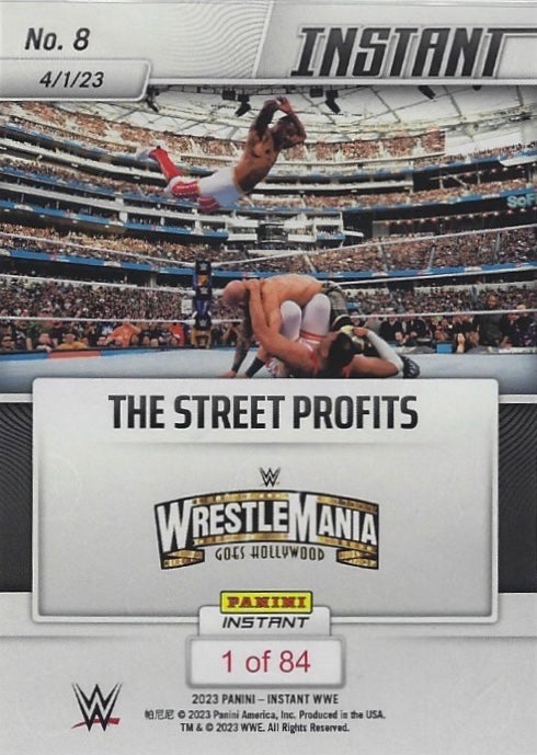 The Street Profits – the Street Profits Victorious in Men’s Showcase Match trading card PW Catalog