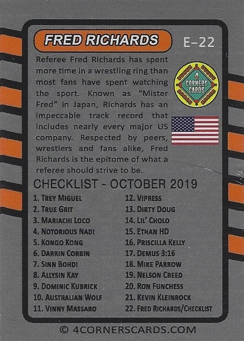 Fred Richards / Checklist