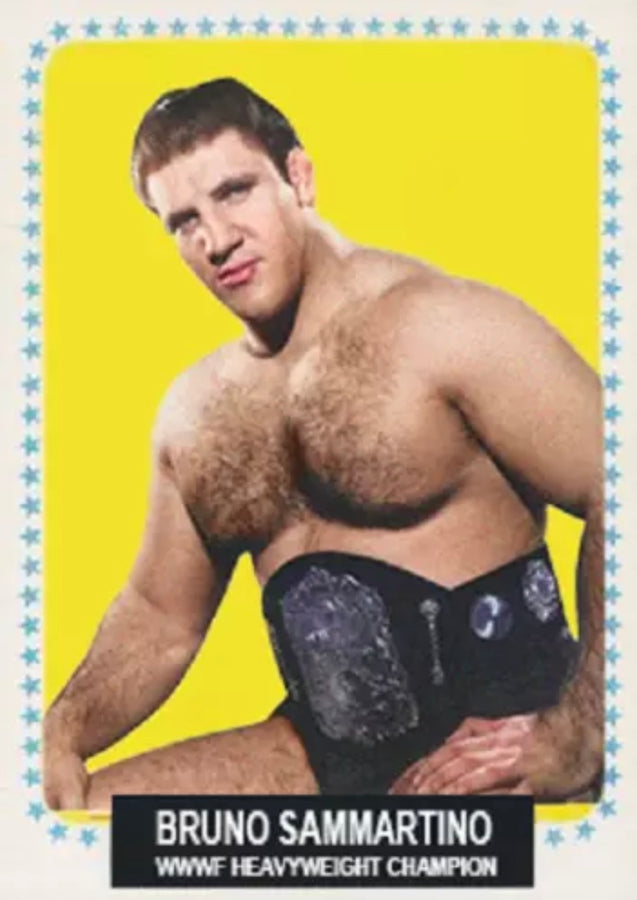 Bruno Sammartino trading card PW Catalog