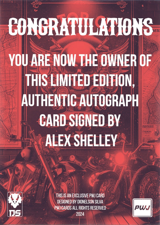 Alex Shelley trading card PW Catalog