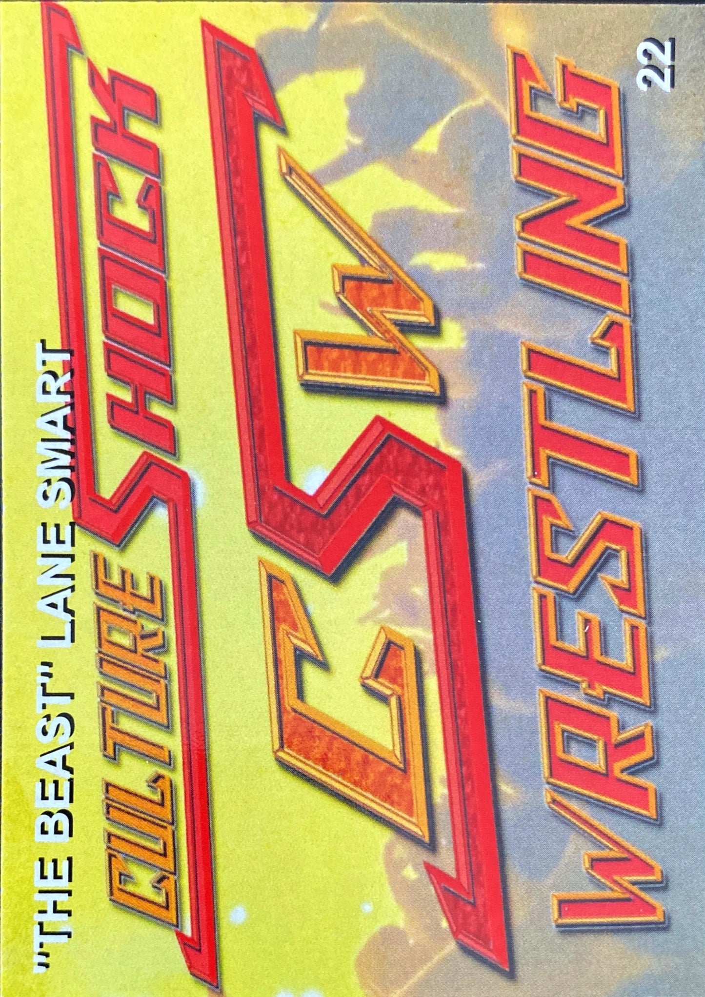 “The Beast” Lane Smart trading card PW Catalog