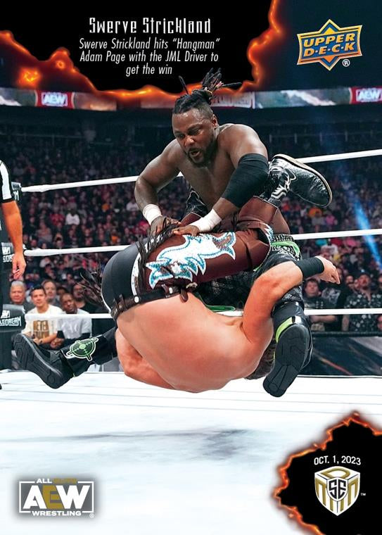 Swerve Strickland – Swerve Strickland Hits “Hangman” Adam Page With the JML Driver to Get the Win