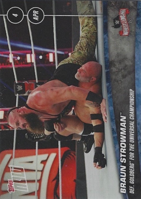 Braun Strowman DEF. Goldberg for the Universal Championship