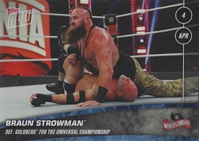 Braun Strowman DEF. Goldberg for the Universal Championship