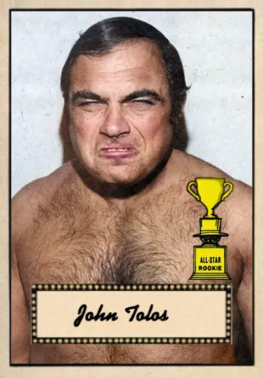John Tolos trading card PW Catalog