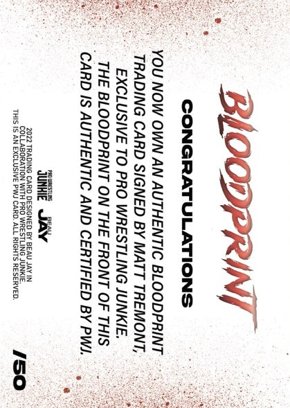 Bloodprint – Matt Tremont