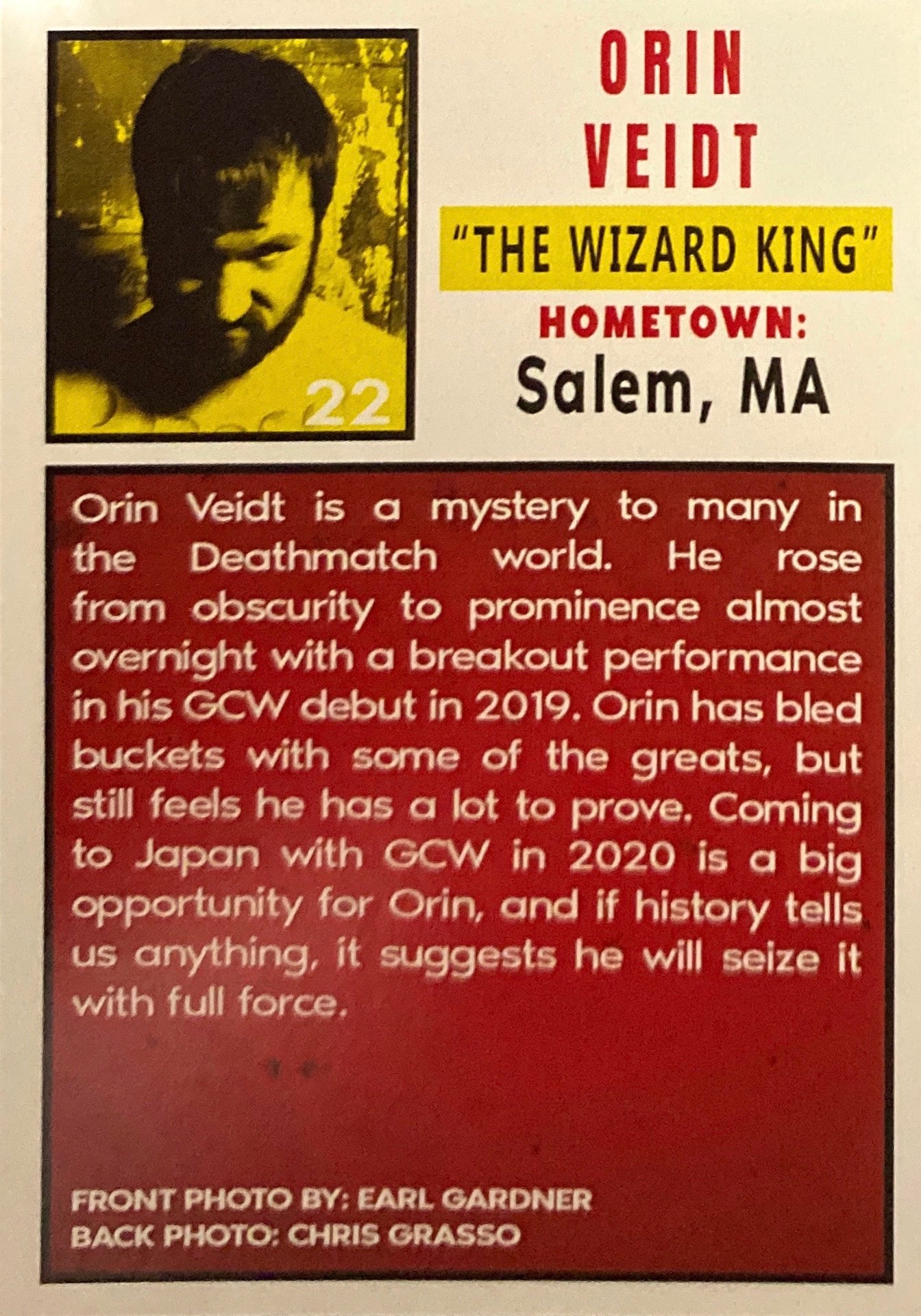 “The Wizard King” Orin Veidt