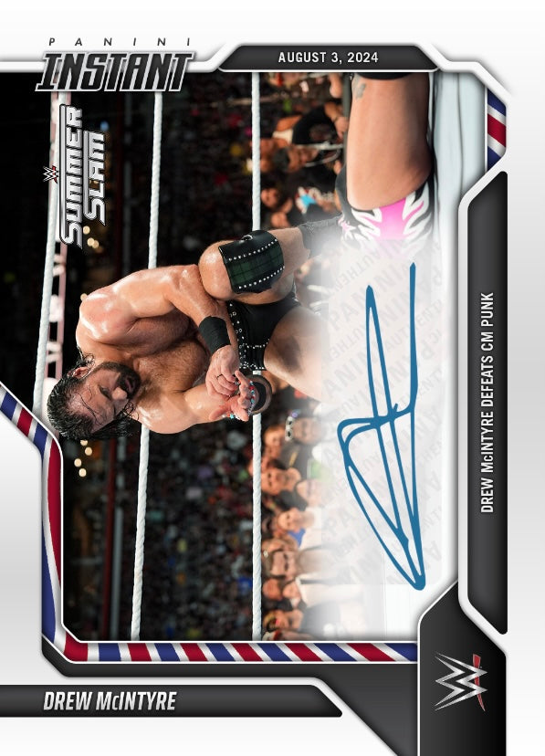 Drew Mcintyre – Drew Mcintyre Defeats CM Punk trading card PW Catalog