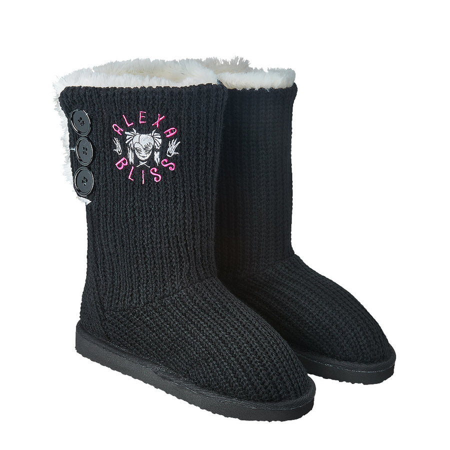 Alexa Bliss "Blissed Off" Button Boots