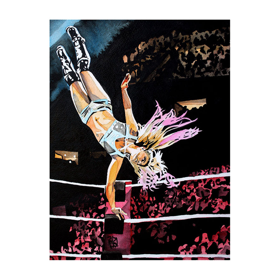 Alexa Bliss 2019 11 x 14 Rob Schamberger Art Print