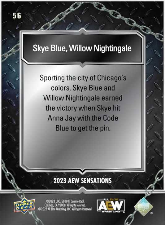 9/1/23 – Skye Blue, Willow Nightingale – Skye Blue and Willow Nightingale Defeat Taya Valkyrie and Anna JAY