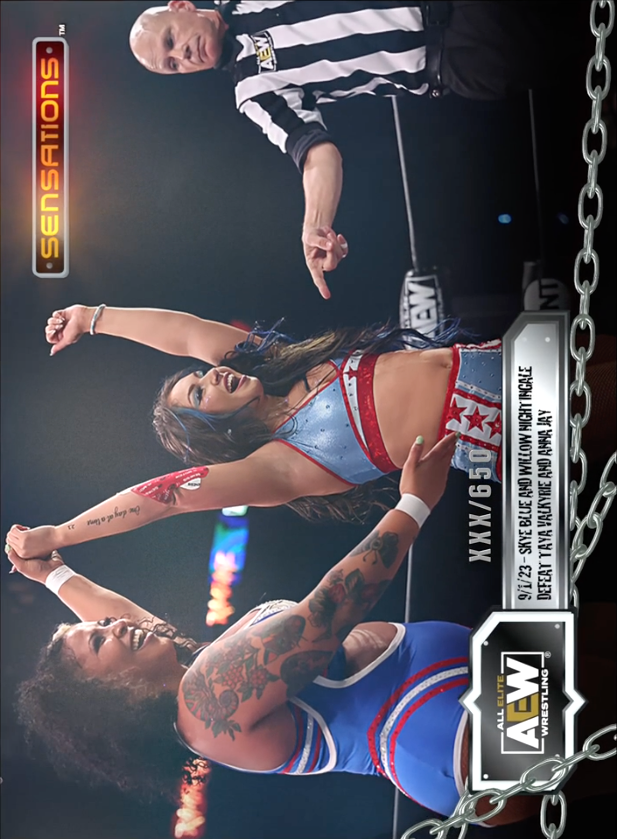9/1/23 – Skye Blue, Willow Nightingale – Skye Blue and Willow Nightingale Defeat Taya Valkyrie and Anna JAY