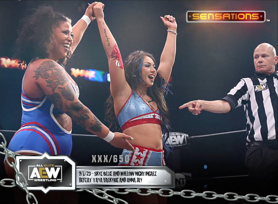 9/1/23 – Skye Blue, Willow Nightingale – Skye Blue and Willow Nightingale Defeat Taya Valkyrie and Anna JAY