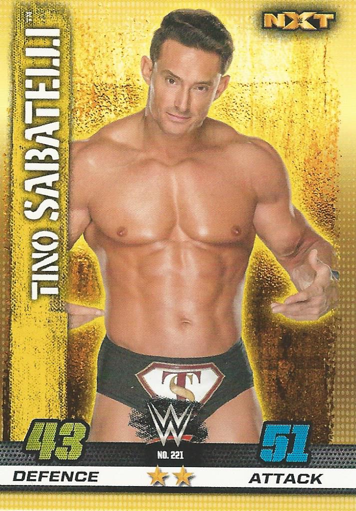 WWE Topps Slam Attax 10th Edition 2017 NXT Tino Sabatelli #221