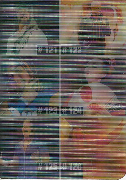 WWE Prominter Animotion 2005 Checklist #21 Hassan, Bischoff, Funaki, Hiroko, Simon Dean ,Booker T