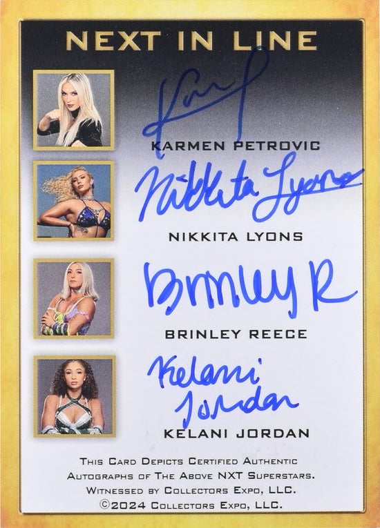Karmen Petrovic / Nikkita Lyons / Brinley Reece / Kelani Jordan / Adriana Rizzo / Lola Vice / SOL Ruca / Thea Hail