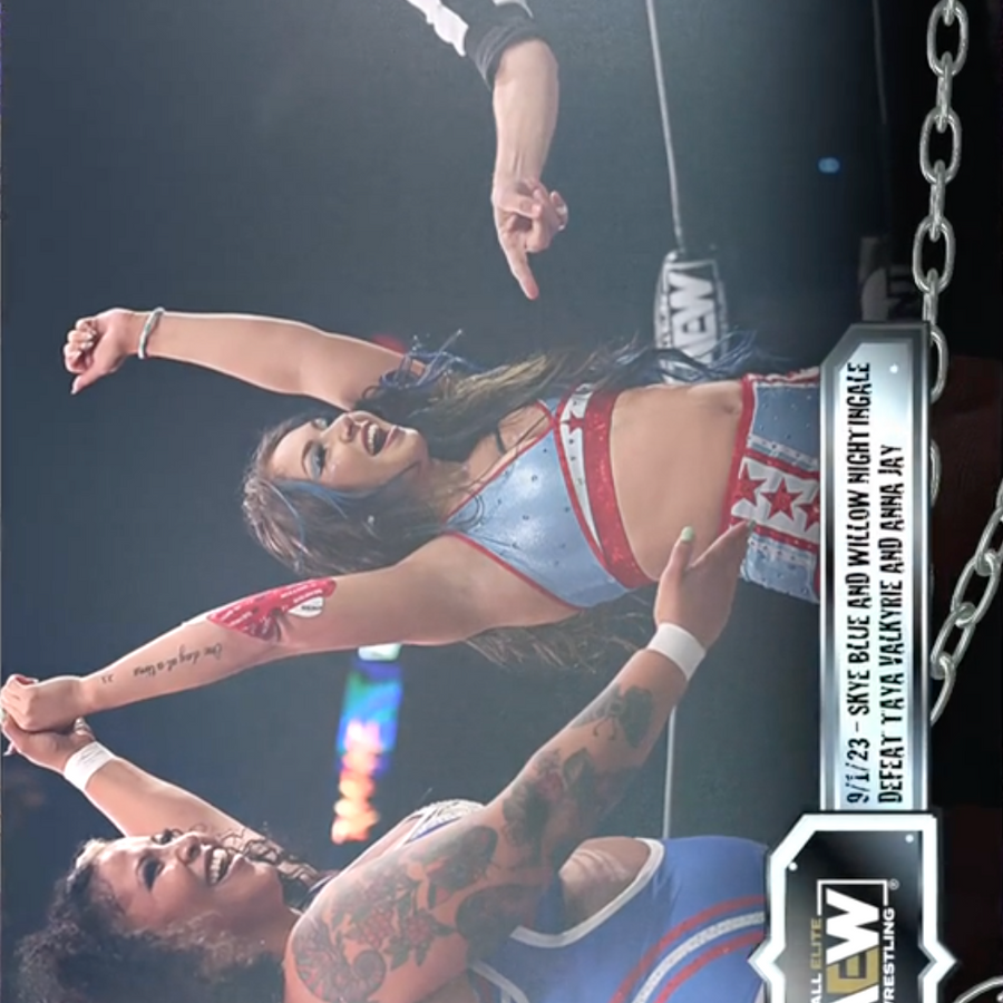 9/1/23 – Skye Blue, Willow Nightingale – Skye Blue and Willow Nightingale Defeat Taya Valkyrie and Anna JAY
