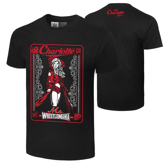 Charlotte Flair "Ms. WrestleMania" Authentic T-Shirt T-Shirt PW Catalog