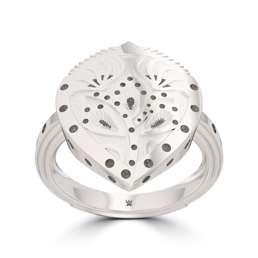 Charlotte Flair Bixler Ring in Sterling Silver