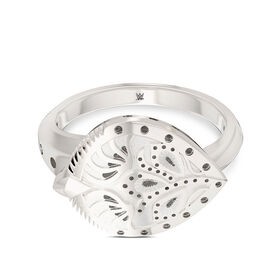 Charlotte Flair Asymmetric Ring in Sterling Silver