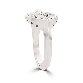 Charlotte Flair Asymmetric Ring in Sterling Silver