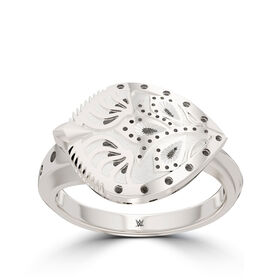 Charlotte Flair Asymmetric Ring in Sterling Silver