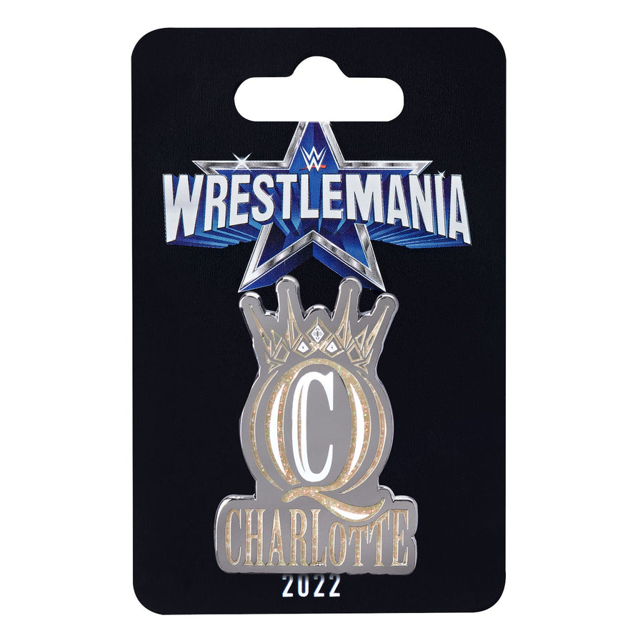 Charlotte Flair "Hail to The Queen" WrestleMania 38 Logo Pin